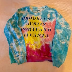 TIE-DYE SWEATSHIRT WORN ONCE
